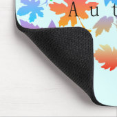 Farbige Herbstblätter Mousepad (Ecke)