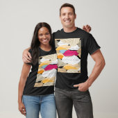 Farbige Herbstblätter, nahtloses Muster. T-Shirt (Unisex)