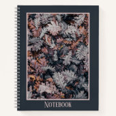 Farbige Herbstblätter Notebook Notizblock (Vorderseite)