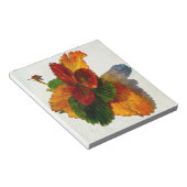 Farbige Herbstblätter Notizblock (angewinkelt)