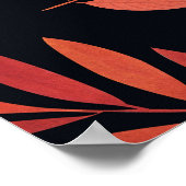 Farbige Herbstblätter Poster (Ecke)