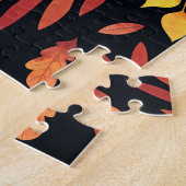 Farbige Herbstblätter Puzzle (Seite)