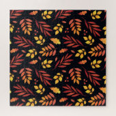 Farbige Herbstblätter Puzzle (Horizontal)
