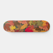 Farbige Herbstblätter Skateboard (Horizontal)