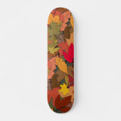 Farbige Herbstblätter Skateboard (Vorne)
