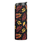 Farbige Herbstblätter Thermosbecher (Nach links gedreht)