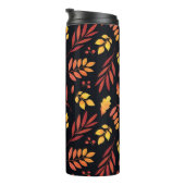 Farbige Herbstblätter Thermosbecher (Nach rechts gedreht)