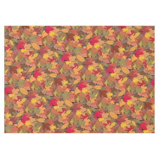 Farbige Herbstblätter Tischdecke (Vorderseite (Horizontal))