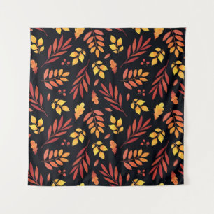 Farbige Herbstblätter Wandteppich