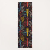 farbige Herbstblätter Yogamatte (Vorderseite)