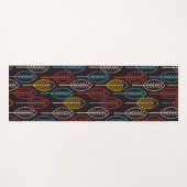 farbige Herbstblätter Yogamatte (Vorderseite (Horizontal))