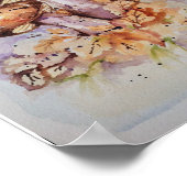Farbige Herbstfarben Poster (Ecke)