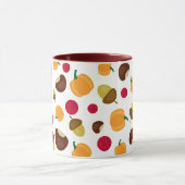 Farbige Herbstkugel Pumpkin Berries Muster Tasse (Zentrum)