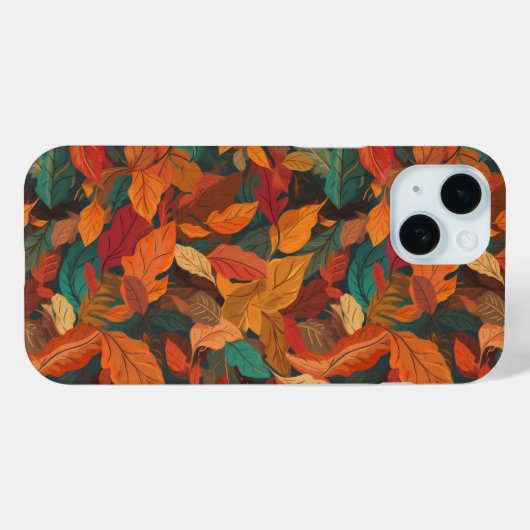 Farbige Herbstlaube Case-Mate iPhone Hülle (Rückseite (Horizontal))
