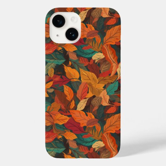 Farbige Herbstlaube Case-Mate iPhone Hülle (Rückseite)