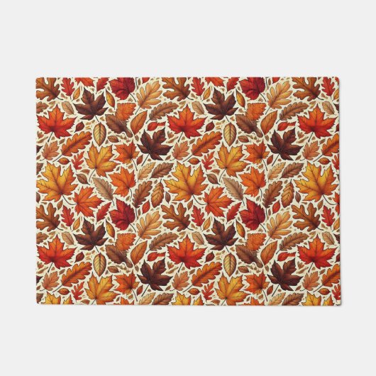 Farbige Herbstlaube Fußmatte (Vorderseite)