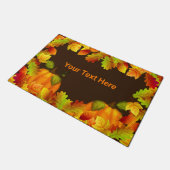 Farbige Herbstlaube Fußmatte (Schrägansicht)