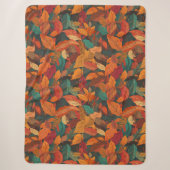 Farbige Herbstlaube Große Sherpadecke (Vorderseite)
