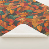 Farbige Herbstlaube Große Sherpadecke (3/4)
