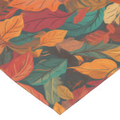 Farbige Herbstlaube Großer Tischläufer (Ecke)