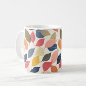 Farbige Herbstlaube Kaffeetasse (Vorderseite Links)
