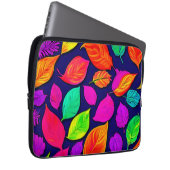 Farbige Herbstlaube Kunstwerk Laptopschutzhülle (Vorne Rechts)