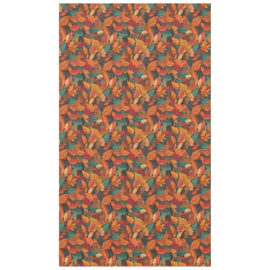 Farbige Herbstlaube lang Tischdecke (Vorderseite)