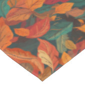 Farbige Herbstlaube lang Tischdecke (Schrägansicht)