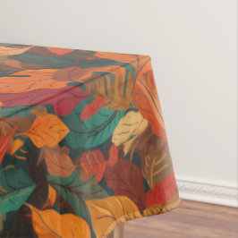 Farbige Herbstlaube lang Tischdecke