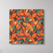 Farbige Herbstlaube Leinwanddruck (Vorderseite)