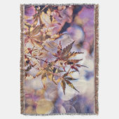 Farbige Herbstlaube mit Herbstfarben Aquarell Decke (Vorderseite Vertikal)