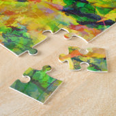 Farbige Herbstlaube Puzzle (Seite)