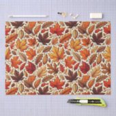 Farbige Herbstlaube Seidenpapier (Handwerk)