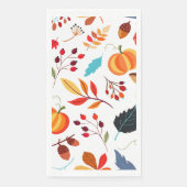 Farbige Herbstlaube Serviette (Vorderseite)