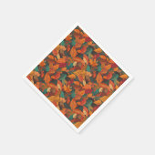 Farbige Herbstlaube Serviette (Ecke)