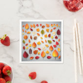 Farbige Herbstlaube Serviette (Beispiel)
