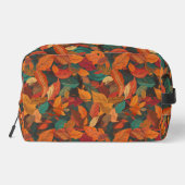 Farbige Herbstlaube Waschbeutel (Rückseite)