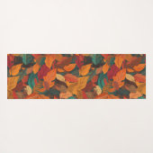Farbige Herbstlaube Yogamatte (Rückseite (Horizontal))