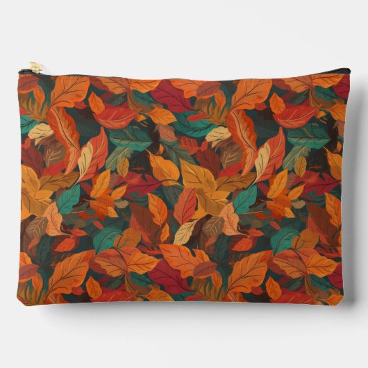 Farbige Herbstlaube Zubehörtasche (Vorderseite)