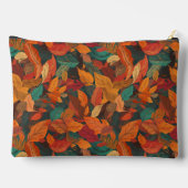 Farbige Herbstlaube Zubehörtasche (Rückseite)