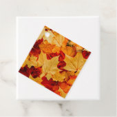 Farbige Herbstleaves Fotografie Geschenkanhänger (Beispiel)