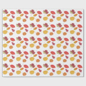 Farbige Herbstleaves Muster / Fallfolien Geschenkpapier (Flach)