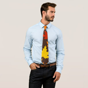 Farbige Herbstleaves Neck Tie Krawatte