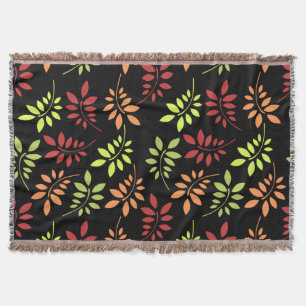 Farbige Herbstleber in warmen Ton-Throw-Blanken Decke