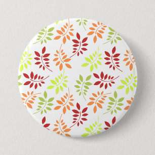 Farbige Herbstreben in warmen Tönen Button
