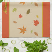 Farbige Herbstunterschiede mit benutzerdefiniertem Geschirrtuch (Gefaltet)