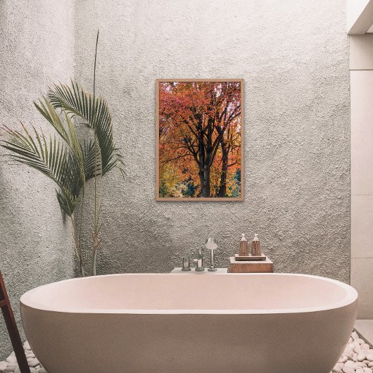 Farbige Herbstverlässe fotografisch Fotodruck