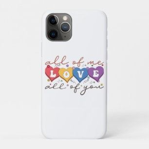 Farbige Herz-Liebeszitate Case-Mate iPhone Hülle