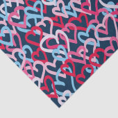 Farbige Herzen - Graffiti-Stil Seidenpapier (Detail)