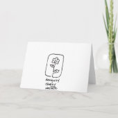 farbige Herzen in den Quadraten Karte (Rückseite)